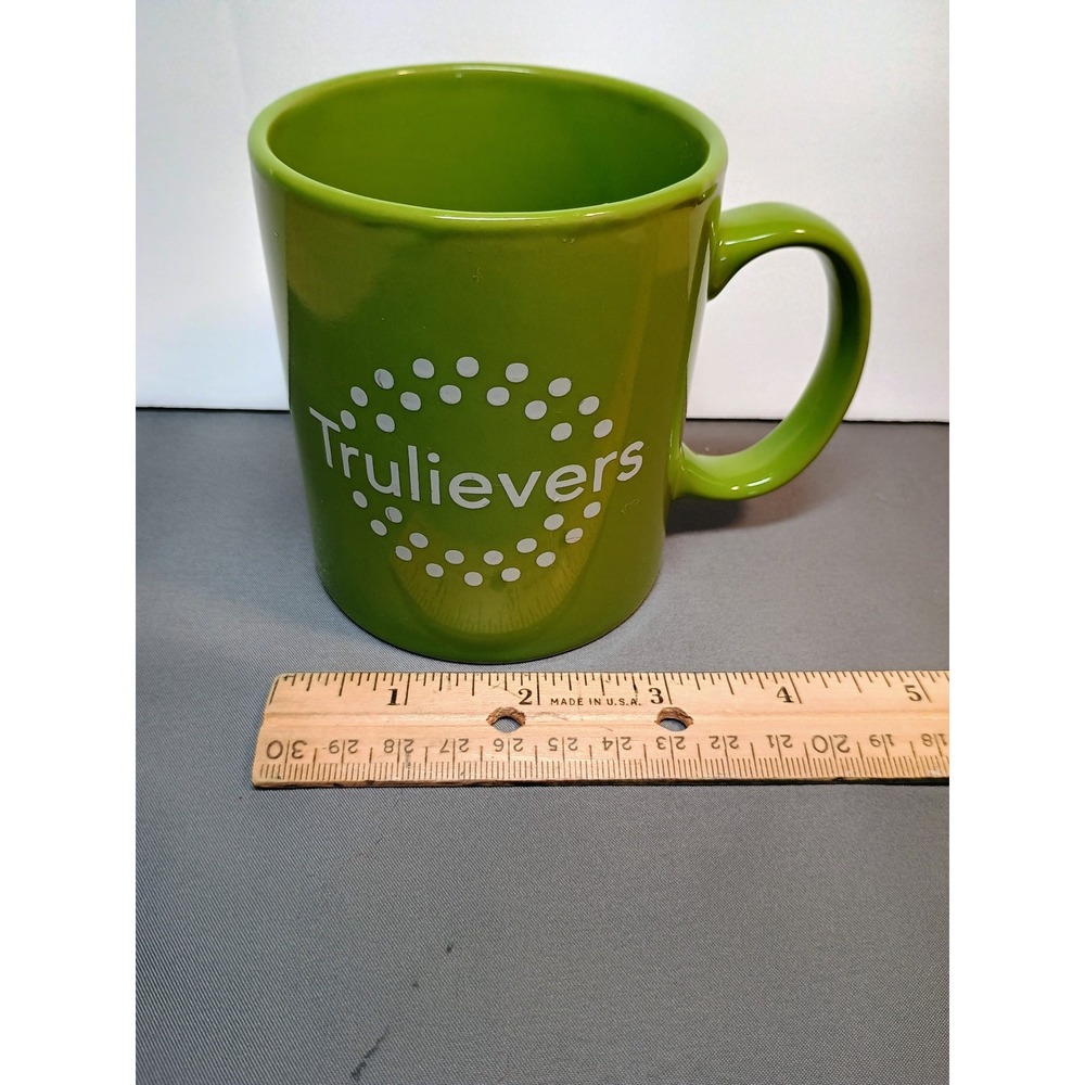 Trulieve Trulievers Coffee Mug Lime Green Ceramic Dispensary Collectible Cup‎